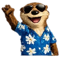 Otto waving goodbye